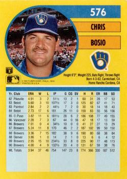 Chris Bosio  baseball card collectible - Main Image 2