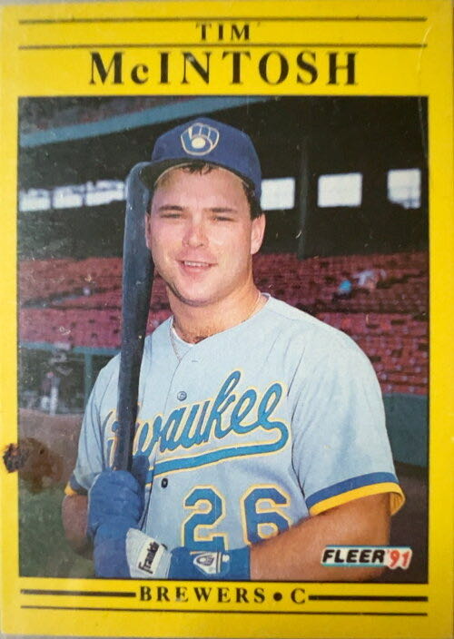 Tim McIntosh  baseball card collectible - Main Image 3