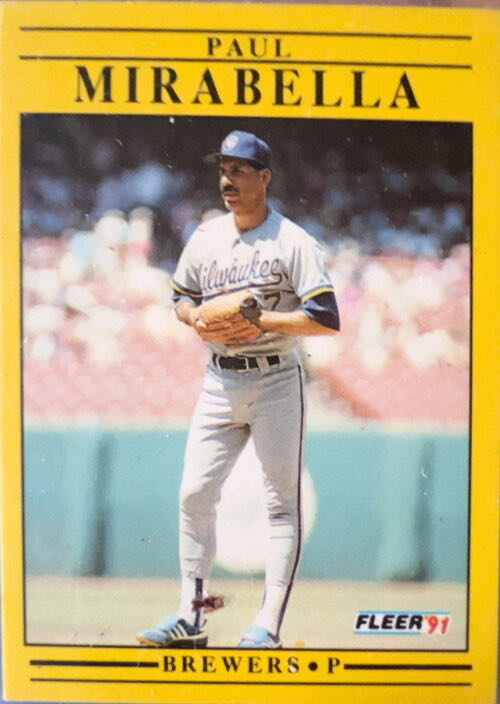 Paul Mirabella  baseball card collectible - Main Image 3