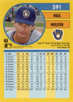 Paul Molitor  baseball card collectible - Main Image 2