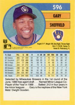 Gary Sheffield  baseball card collectible - Main Image 2