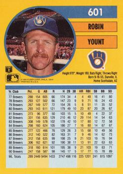 Robin Yount  baseball card collectible - Main Image 2