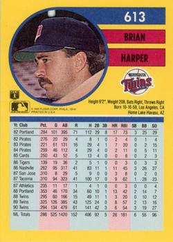 Brian Harper  baseball card collectible - Main Image 2