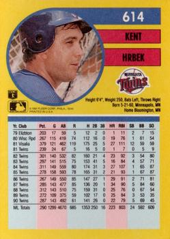 Kent Hrbek  baseball card collectible - Main Image 2