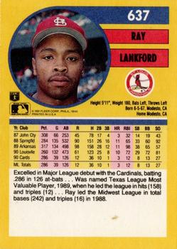 Ray Lankford  baseball card collectible - Main Image 2