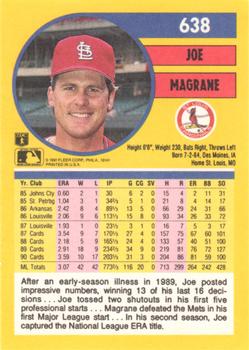 Joe Magrane  baseball card collectible - Main Image 2