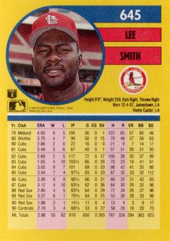 Lee Smith  baseball card collectible - Main Image 2