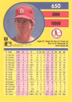 John Tudor  baseball card collectible - Main Image 2