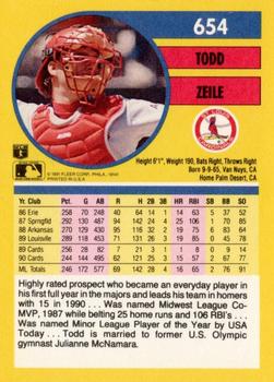 Todd Zeile  baseball card collectible - Main Image 2