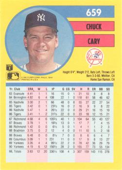 Chuck Cary  baseball card collectible - Main Image 2