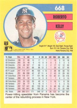 Roberto Kelly  baseball card collectible - Main Image 2