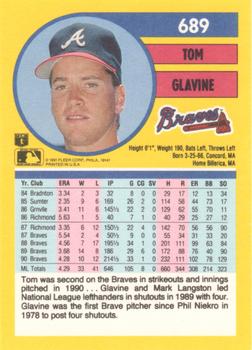 Tom Glavine  baseball card collectible - Main Image 2