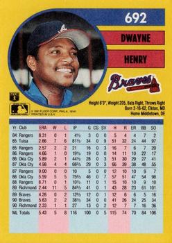 Dwayne Henry  baseball card collectible - Main Image 2