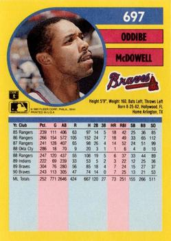 Oddibe McDowell  baseball card collectible - Main Image 2