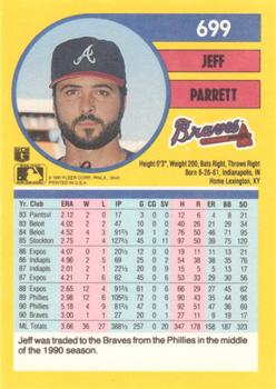 Jeff Parrett  baseball card collectible - Main Image 2