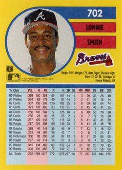 Lonnie Smith  baseball card collectible - Main Image 2