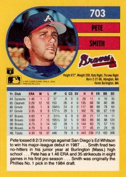 Pete Smith  baseball card collectible - Main Image 2