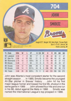 John Smoltz  baseball card collectible - Main Image 2