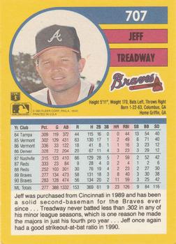 Jeff Treadway  baseball card collectible - Main Image 2