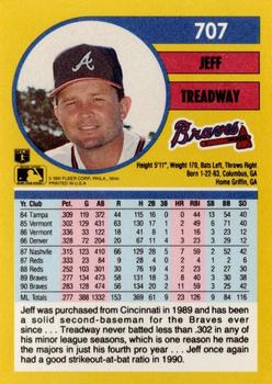Jeff Treadway  baseball card collectible - Main Image 2
