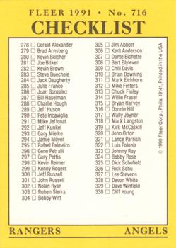 Checklist: Expos / Giants / Rangers / Angels  baseball card collectible - Main Image 2