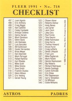 Checklist: Mariners / Orioles / Astros / Padres  baseball card collectible - Main Image 2