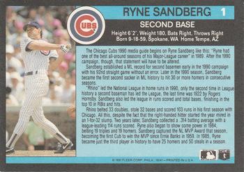 Ryne Sandberg  baseball card collectible - Main Image 2