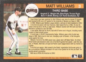 Matt Williams  baseball card collectible - Main Image 2