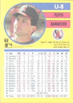 Floyd Bannister  baseball card collectible - Main Image 2