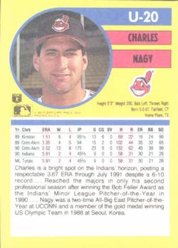 Charles Nagy  baseball card collectible - Main Image 2