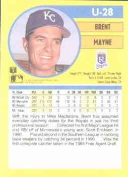 Brent Mayne  baseball card collectible - Main Image 2