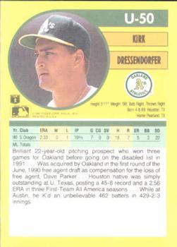 Kirk Dressendorfer  baseball card collectible - Main Image 2