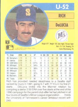 Rich DeLucia  baseball card collectible - Main Image 2