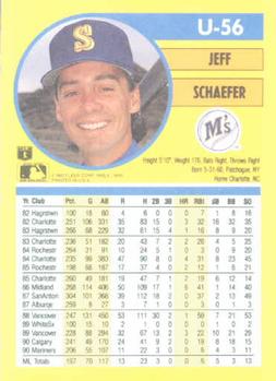 Jeff Schaefer  baseball card collectible - Main Image 2