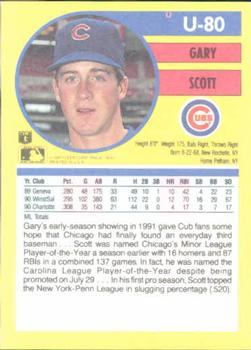 Gary Scott  baseball card collectible - Main Image 2