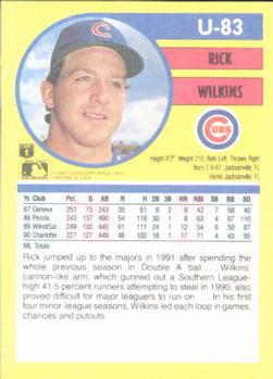 Rick Wilkins  baseball card collectible - Main Image 2