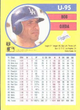 Bob Ojeda  baseball card collectible - Main Image 2