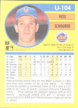 Pete Schourek  baseball card collectible - Main Image 2