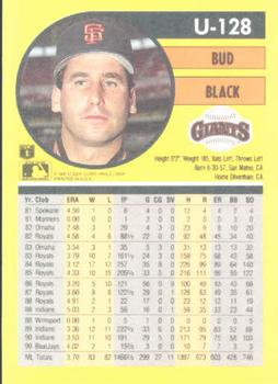 Bud Black  baseball card collectible - Main Image 2