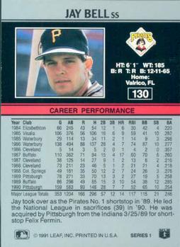 Jay Bell  baseball card collectible - Main Image 2