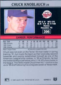 Chuck Knoblauch  baseball card collectible - Main Image 2
