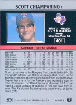 Scott Chiamparino  baseball card collectible - Main Image 2