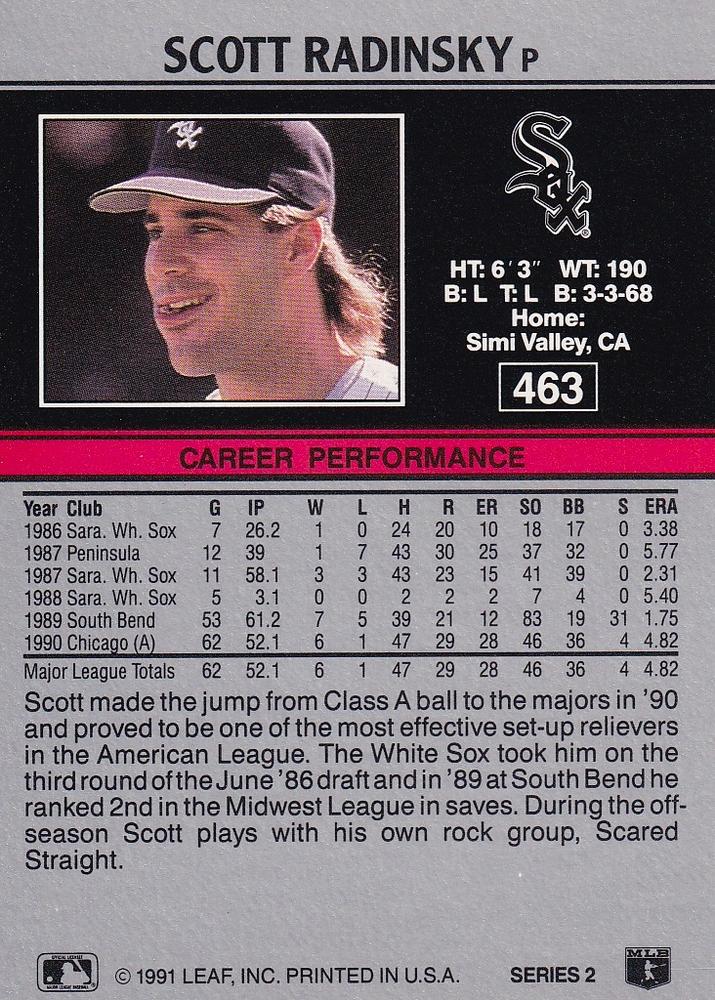 Scott Radinsky  baseball card collectible - Main Image 2