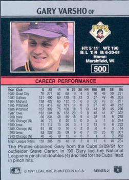 Gary Varsho  baseball card collectible - Main Image 2