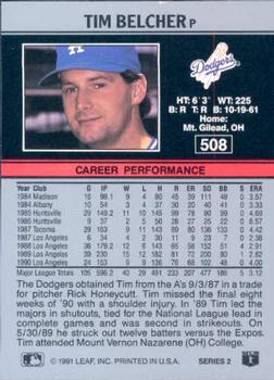 Tim Belcher  baseball card collectible - Main Image 2