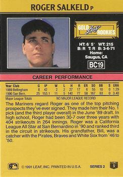 Roger Salkeld  baseball card collectible - Main Image 2