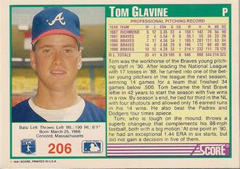 Tom Glavine  baseball card collectible - Main Image 2
