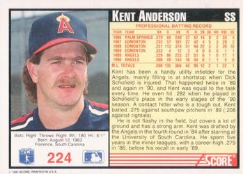 Kent Anderson  baseball card collectible - Main Image 2
