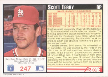 Scott Terry  baseball card collectible - Main Image 2