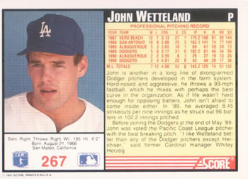 John Wetteland  baseball card collectible - Main Image 2